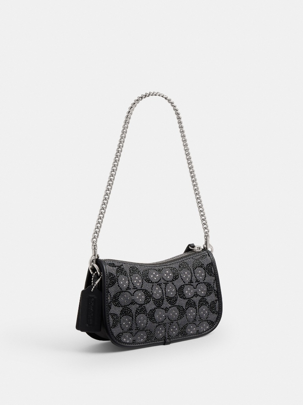 Coach Outlet Swinger Bag 20 With Chain In Crystal Signature Jacquard